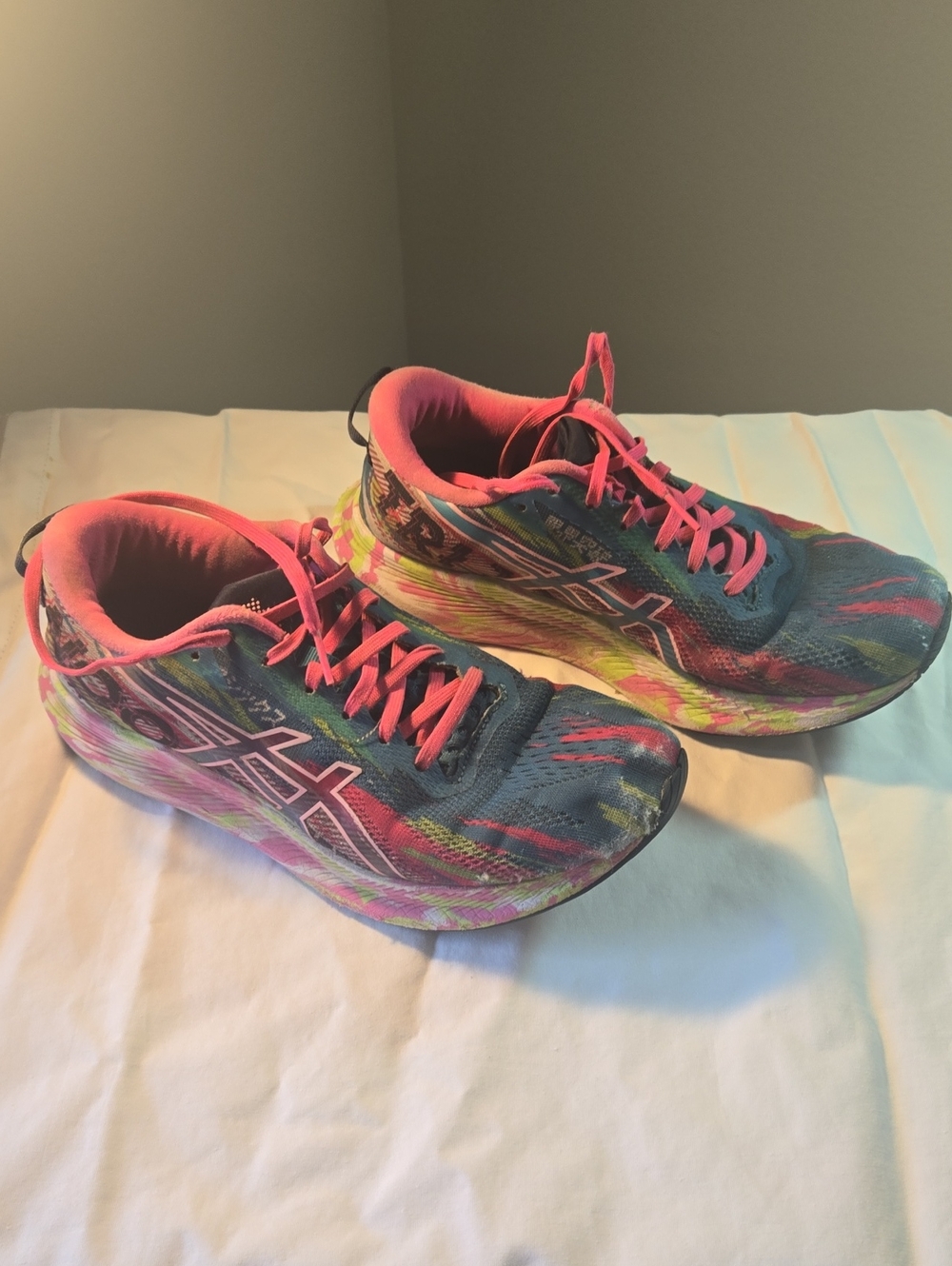 ASICS Women’s Multicolor Running Shoes - Pink & Blue
